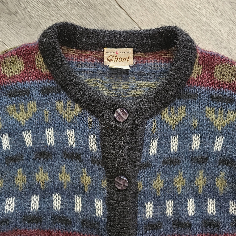 Vintage Cottagecore Wool Cardigan - Picture 2 of 15